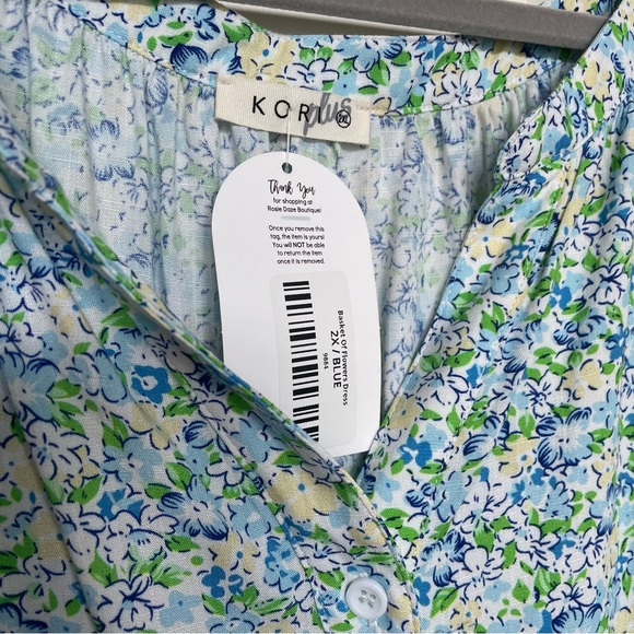 Kori Plus Basket of Flowers Dress - Picture 6 of 6